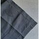 Antique Pillowcase in Pure Charcoal Black Linen Thread