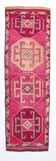 3x10 pink red turkish vintage runner rug, 101x323cm sk 18180 free shipping