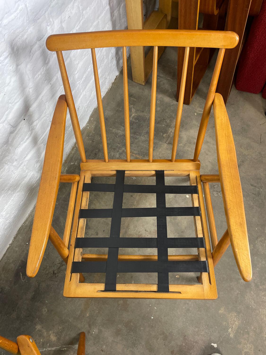 Paire de fauteuils boomerang par Ton 1960
