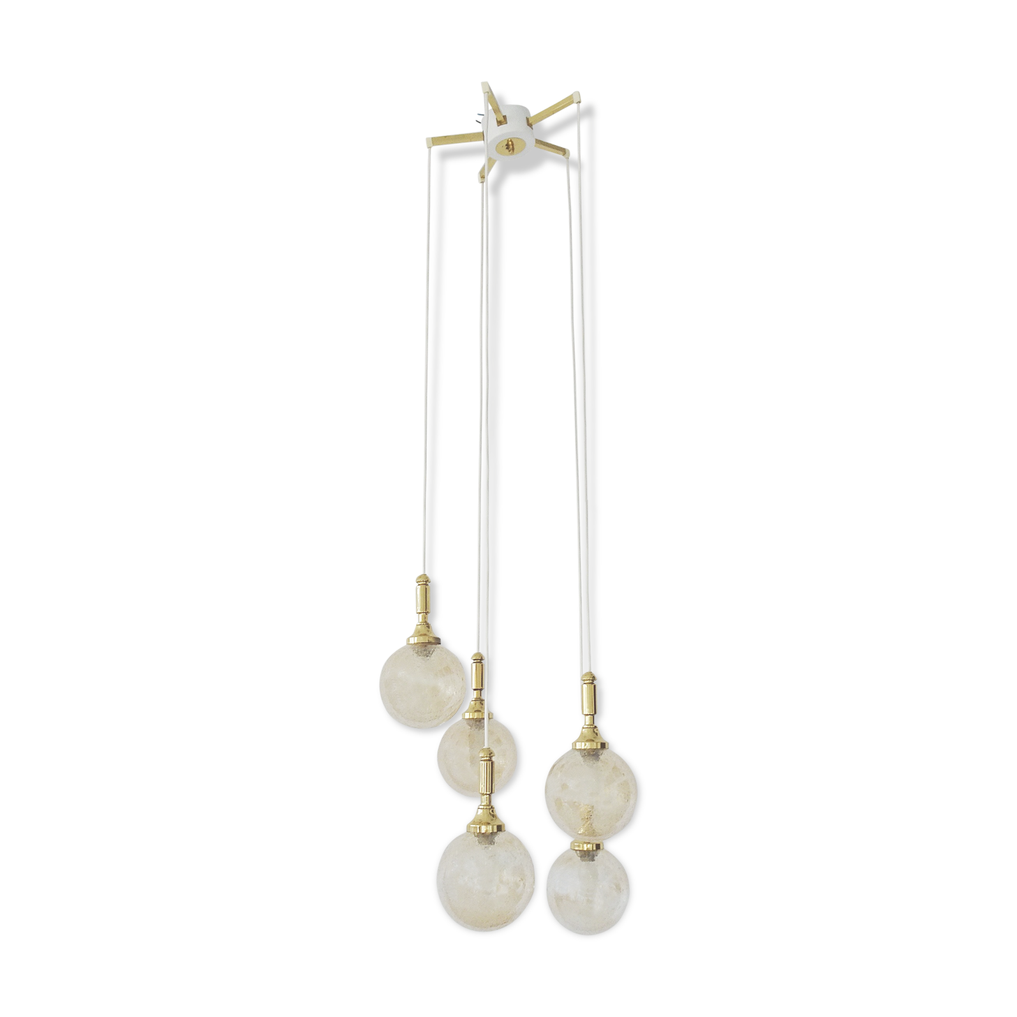 Beautiful cascade lamp by Wila Leuchten from the 1970