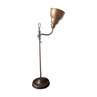 Old patinated articulated lamp