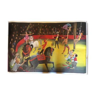 Affiche 60x90cm "Le Cirque", Hachette