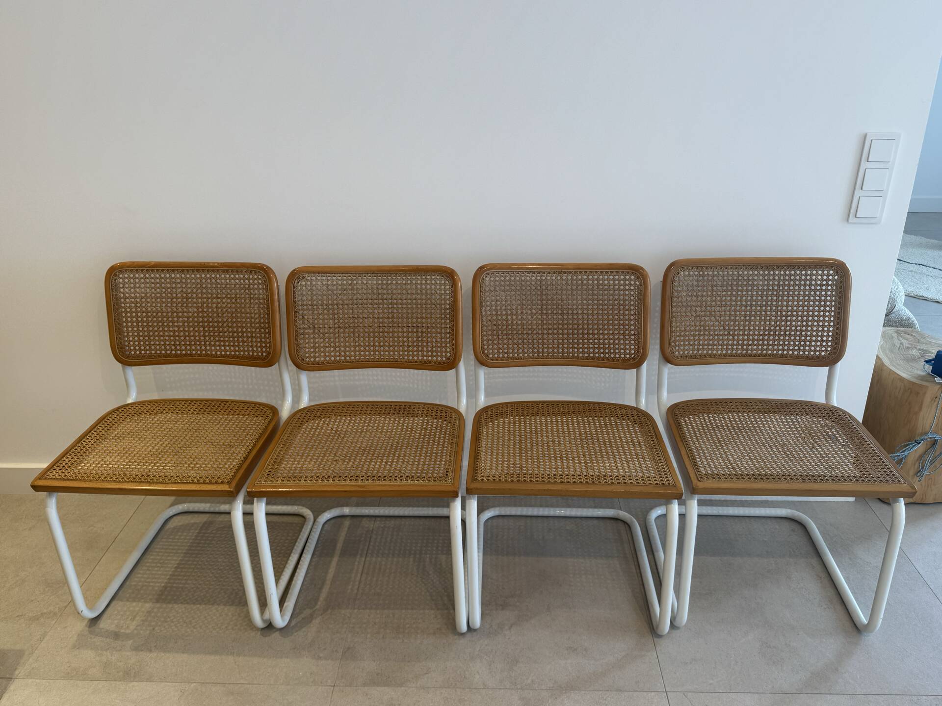 4 chaises B32 vintage de Marcel Breuer