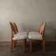 Vintage Danish Pine Dining Chairs | Set of 4 | Niels Koefoed Style