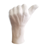 Plaster hand