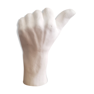 Plaster hand