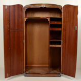 Wardrobe compactum Walnut art deco period