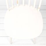Vintage chaise de soutien off white Mid Century Retro Skandi Scandinavian Kitchen Chair Salle à mang