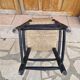Brutalist straw-filled peasant chair