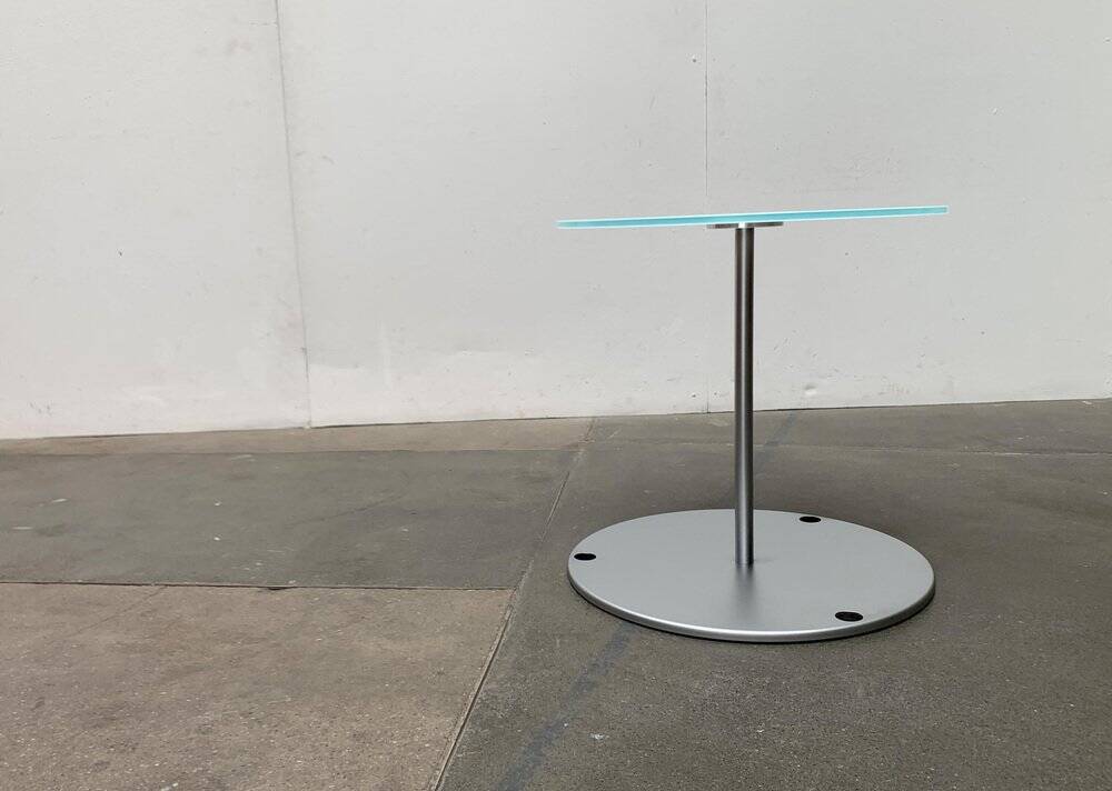 Postmodern side table from the Drift series by Walter Knoll, 1990s.