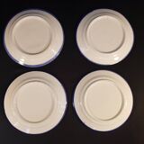 4 decorative earthenware plates