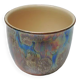 Old iridescent ceramic pot cover W. Germany