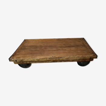 Industrial coffee table