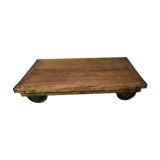 Industrial coffee table