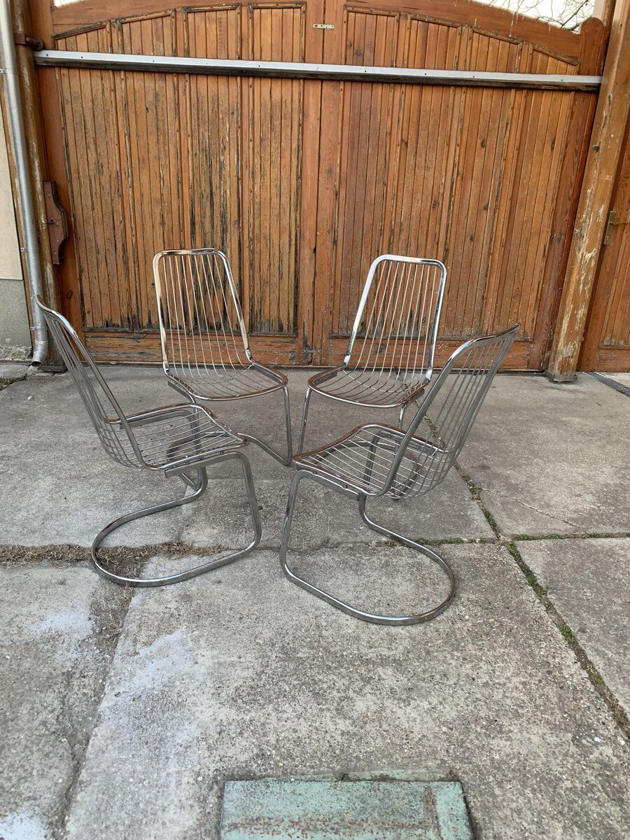 Italian dining chairs, 1970