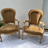 Pair of Louis XV style convertibles from the early 20th century
