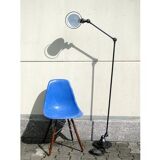 Lamp Jielde vintage graphite e-reader 2 arms of Jean Louis Domecq 1960