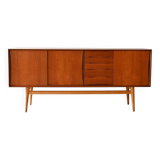 Vintage Scandinavian Teak Sideboard with Drawers