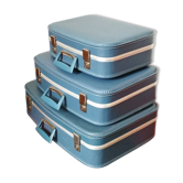 Trio de valises vintage