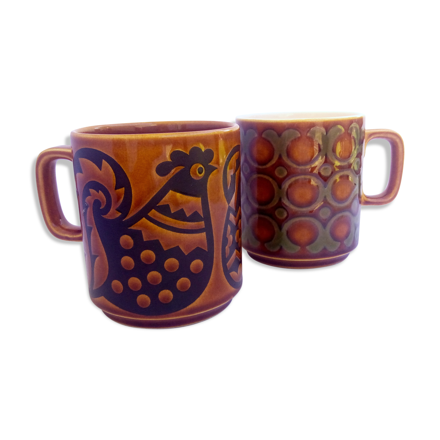 Seventies English Cup Duo