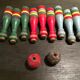 Vintage wooden bowling game