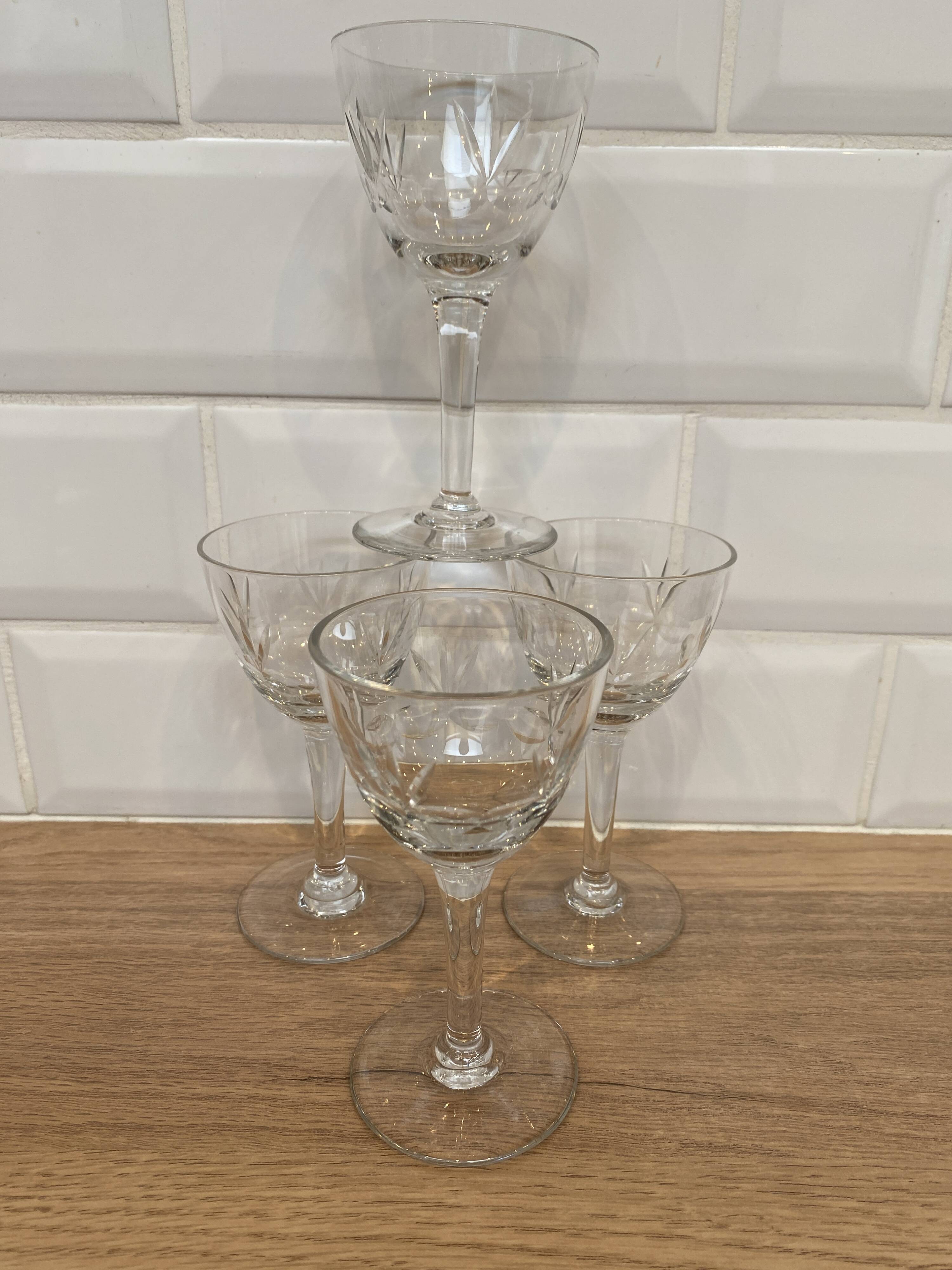 Set de 4 verres à porto