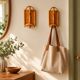 1960s rattan wall hooks