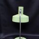 Lampe de table industrielle vintage abat-jour vert aluminium et base, teinte et cou flexibles
