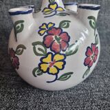 Vase pique flowers floral motif orchies moulin 7 g.123