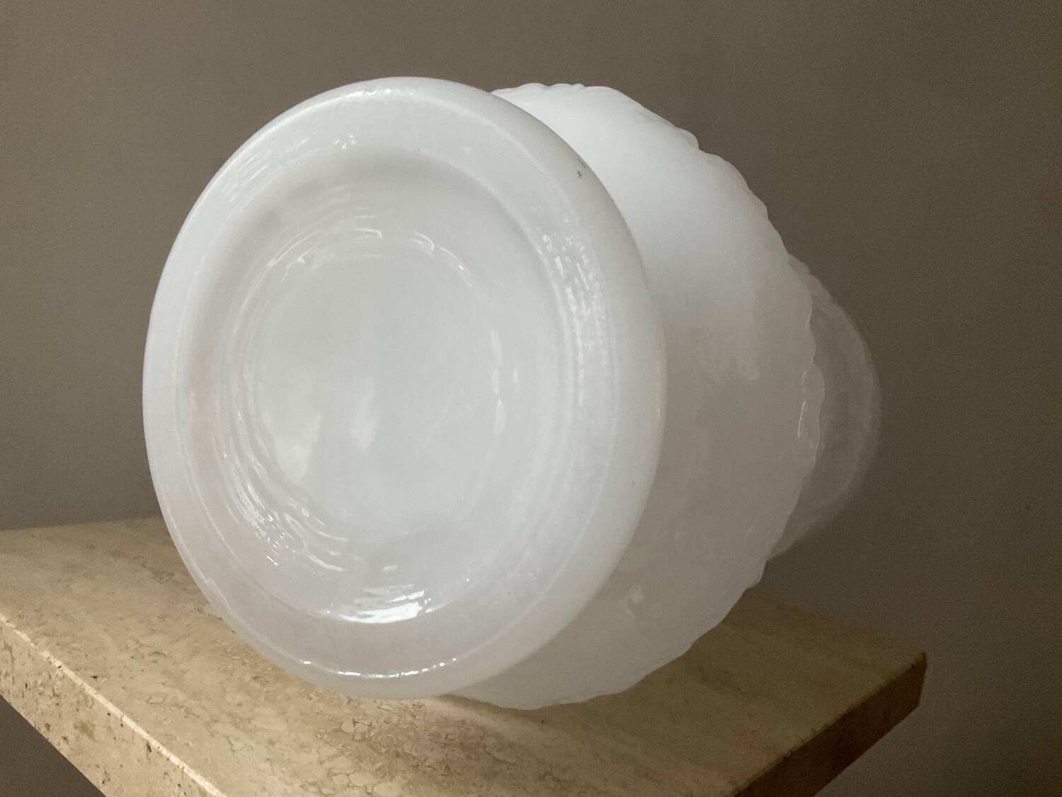 Large Art Deco opaline vase