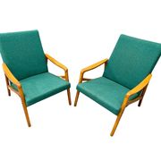 Pair of vintage armchairs by Jiří Jiroutek for Interiér Praha, 1960
