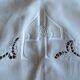Drap lin monogramme PP art déco