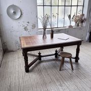 Table chêne style Louis XIV 1900