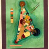 Original exhibition poster KANDINSKY, Galerie Maeght / Bauhaus de Dessau, 1965