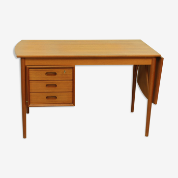 Drop leaf desk by Erik Buch for Oddense Maskinsnedkeri AS, 1960s