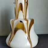 Vintage blown glass pendant lamp/chandelier