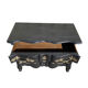 Black and brass chest of drawers