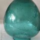 Blown glass round vase, vintage