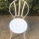 Wrought iron garden furniture