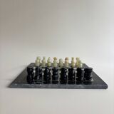 Vintage marble chess set