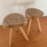 Brutalist tripod stools