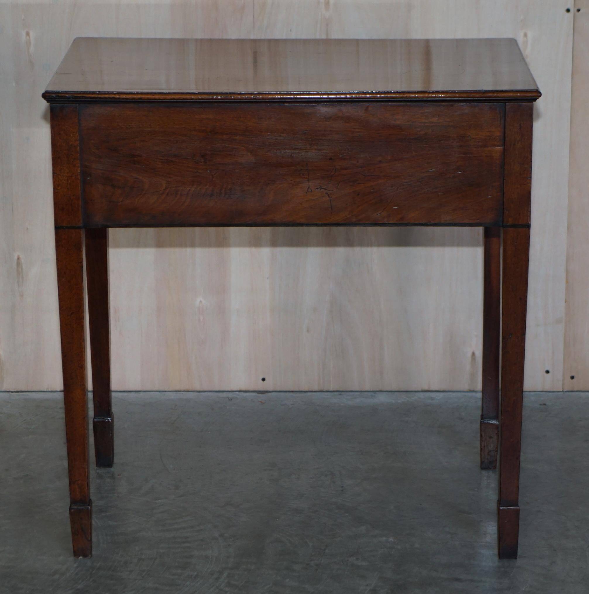 Regency Antique Metamorphic Stair Table with Leather