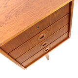 Vintage freestanding danish desk made in the 1960s