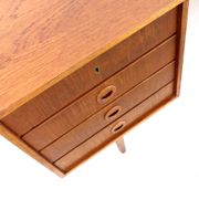 Vintage freestanding danish desk made in the 1960s