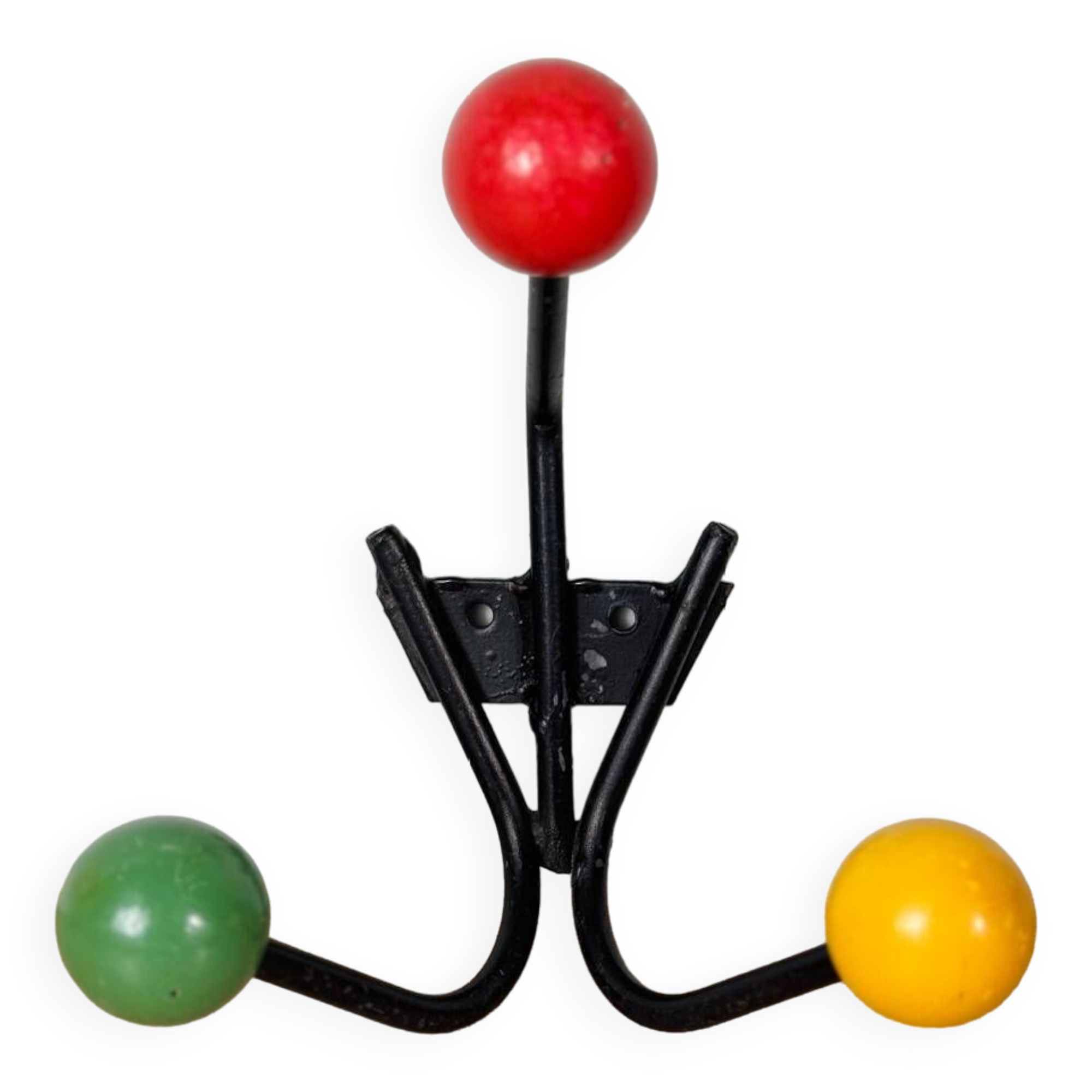 Coat hook 3 balls 1950