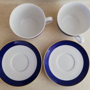 2 cups and their saucers Le Printemps