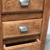 Old restored oak desk