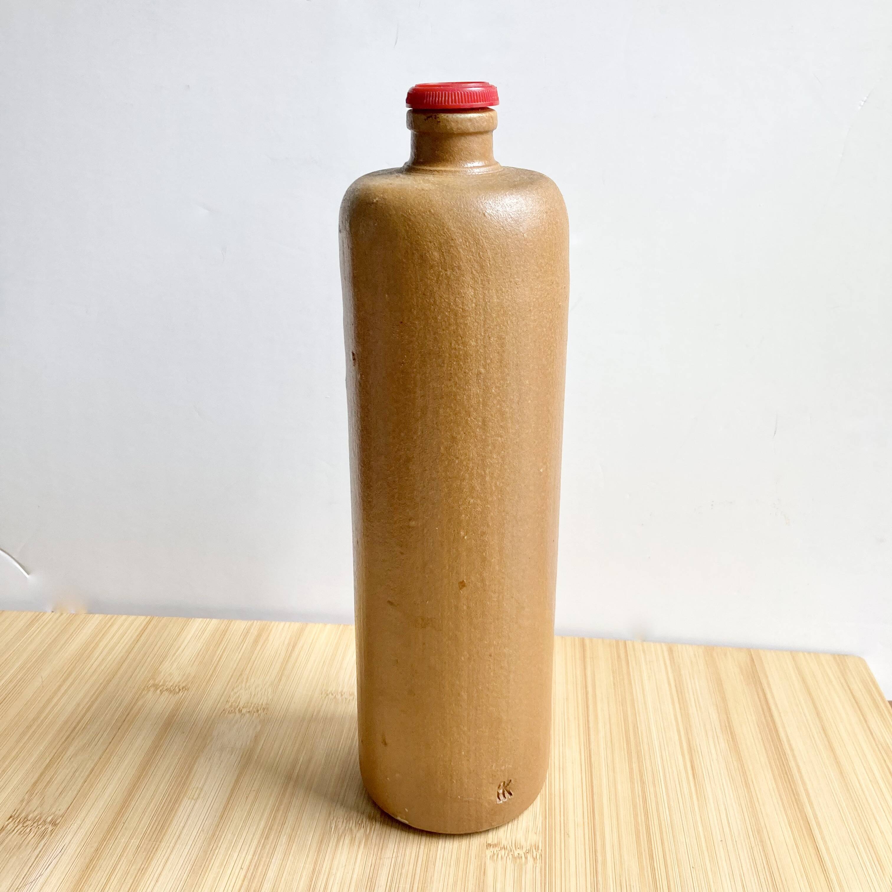 Vintage glazed stoneware bottle