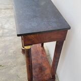 Empire Console in Mahogany and Bronze 19th