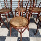 Set of 7 Thonet bistro chairs